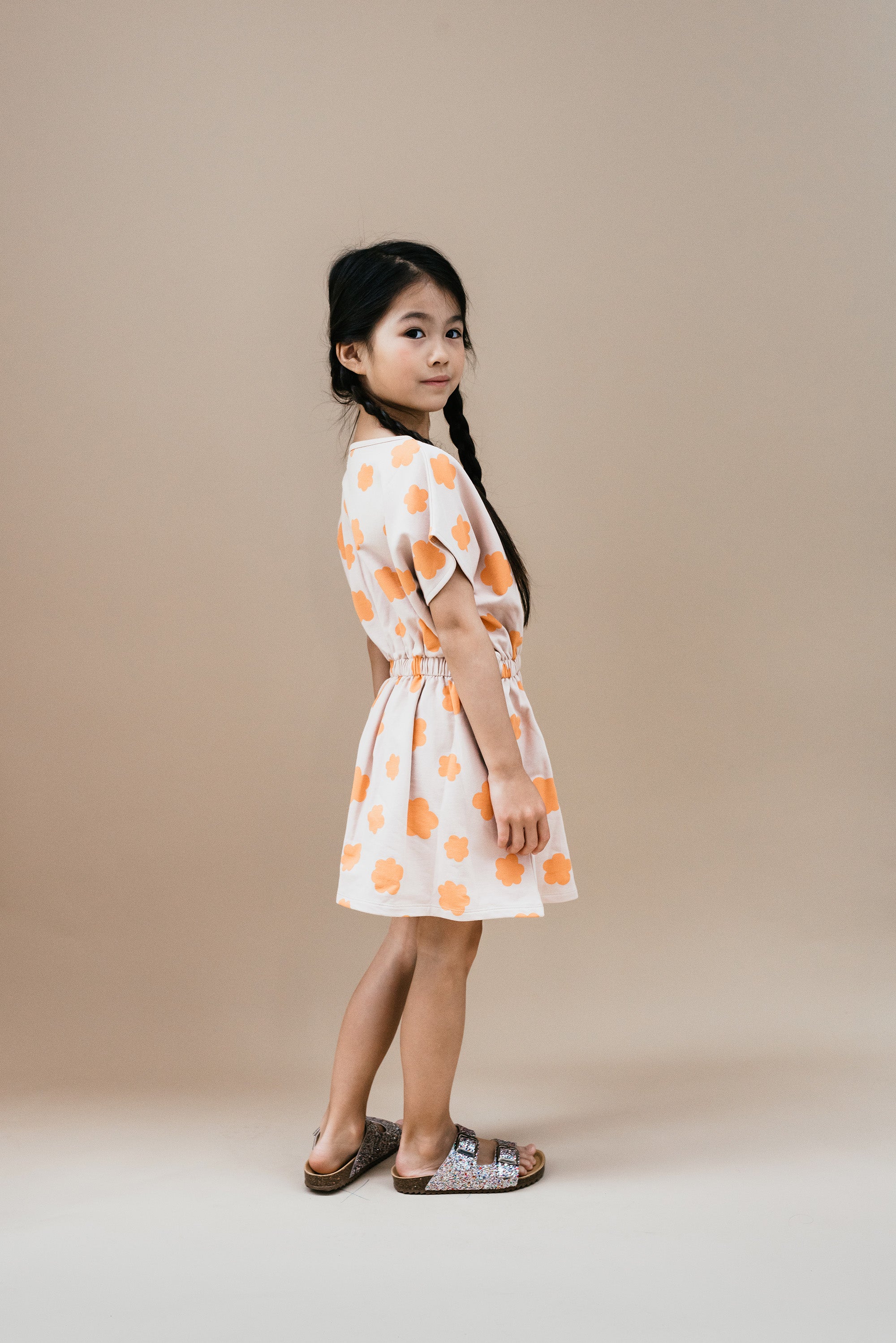 Kaftan Dress | Big Flower AOP