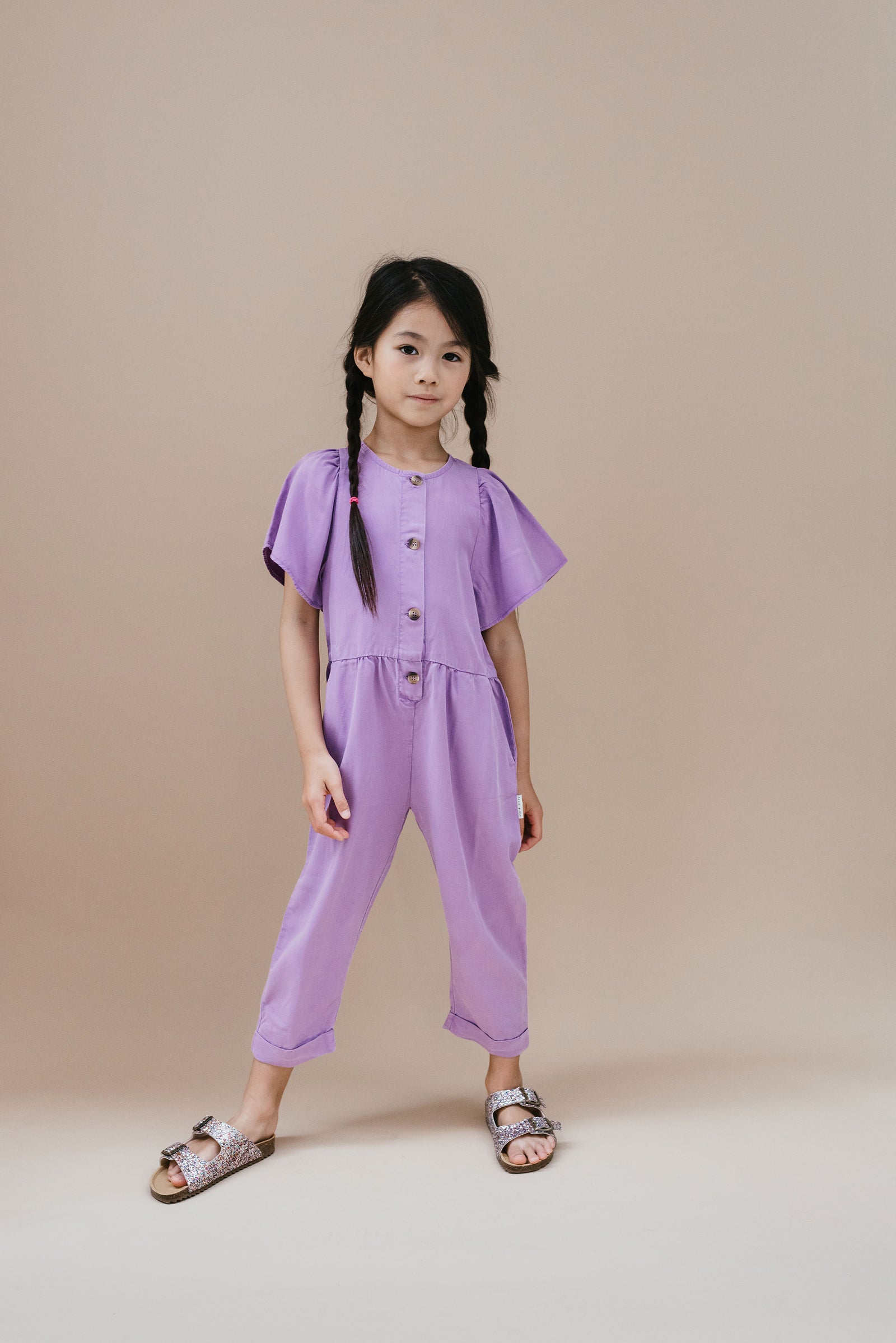 Butterfly Jumpsuit | English Lavender