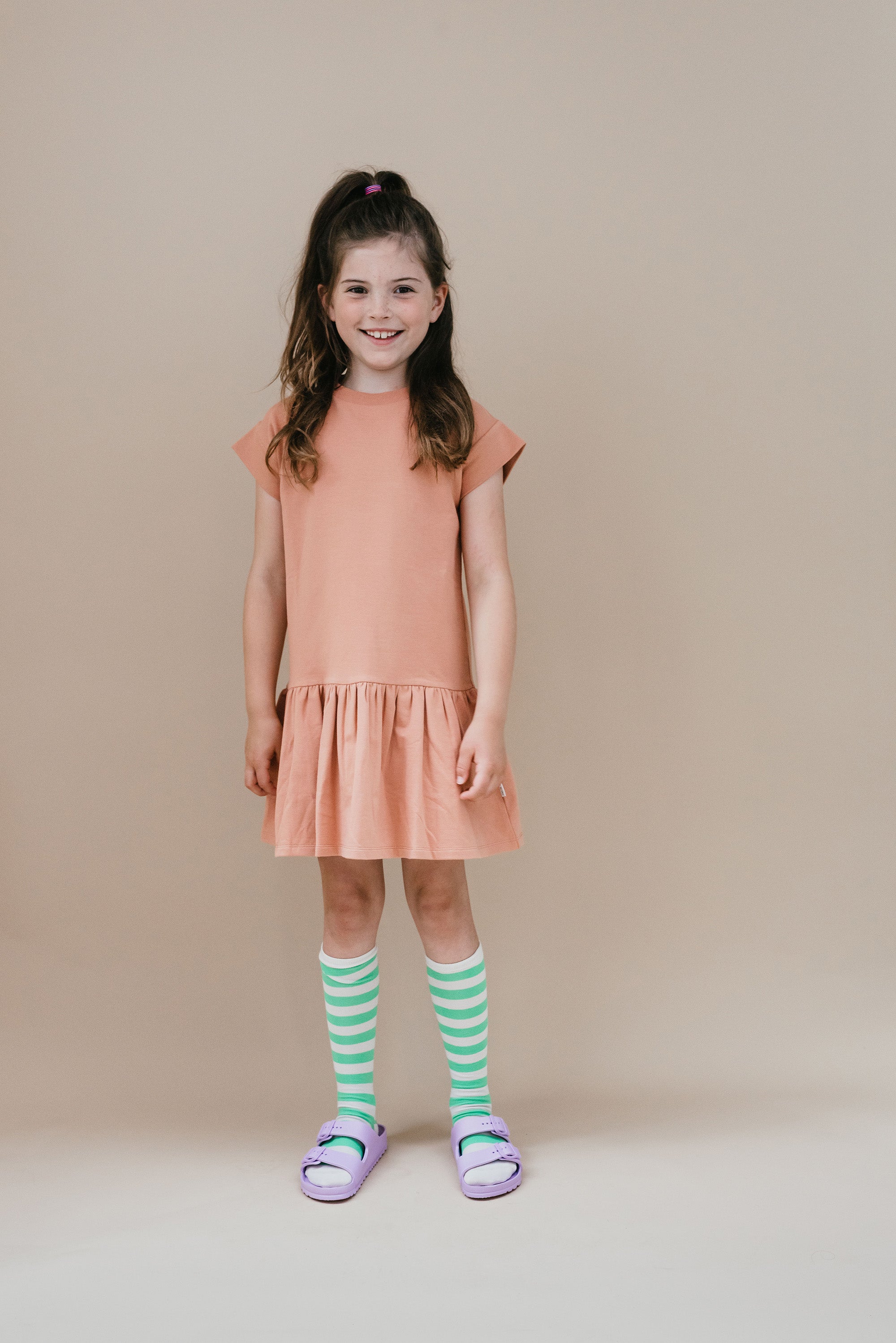 Knee Socks Stripes | Green