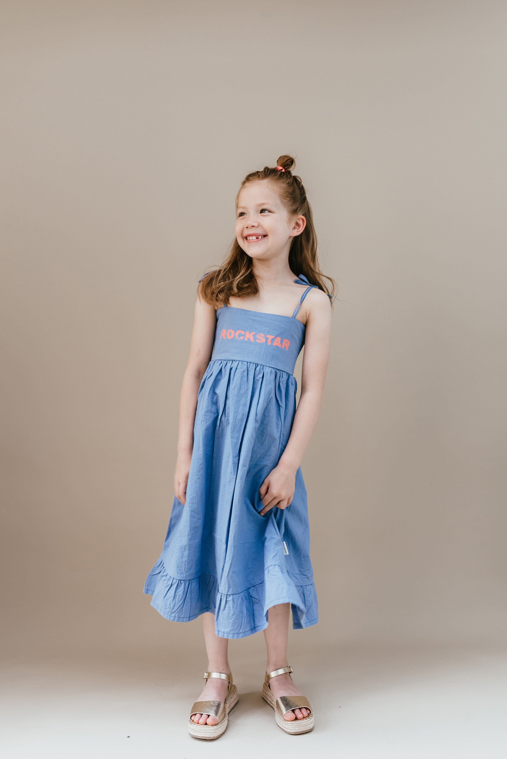 Summer Dress " ROCKSTAR " | Colony Blue