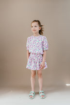 Romantic Short | Purple Flowers