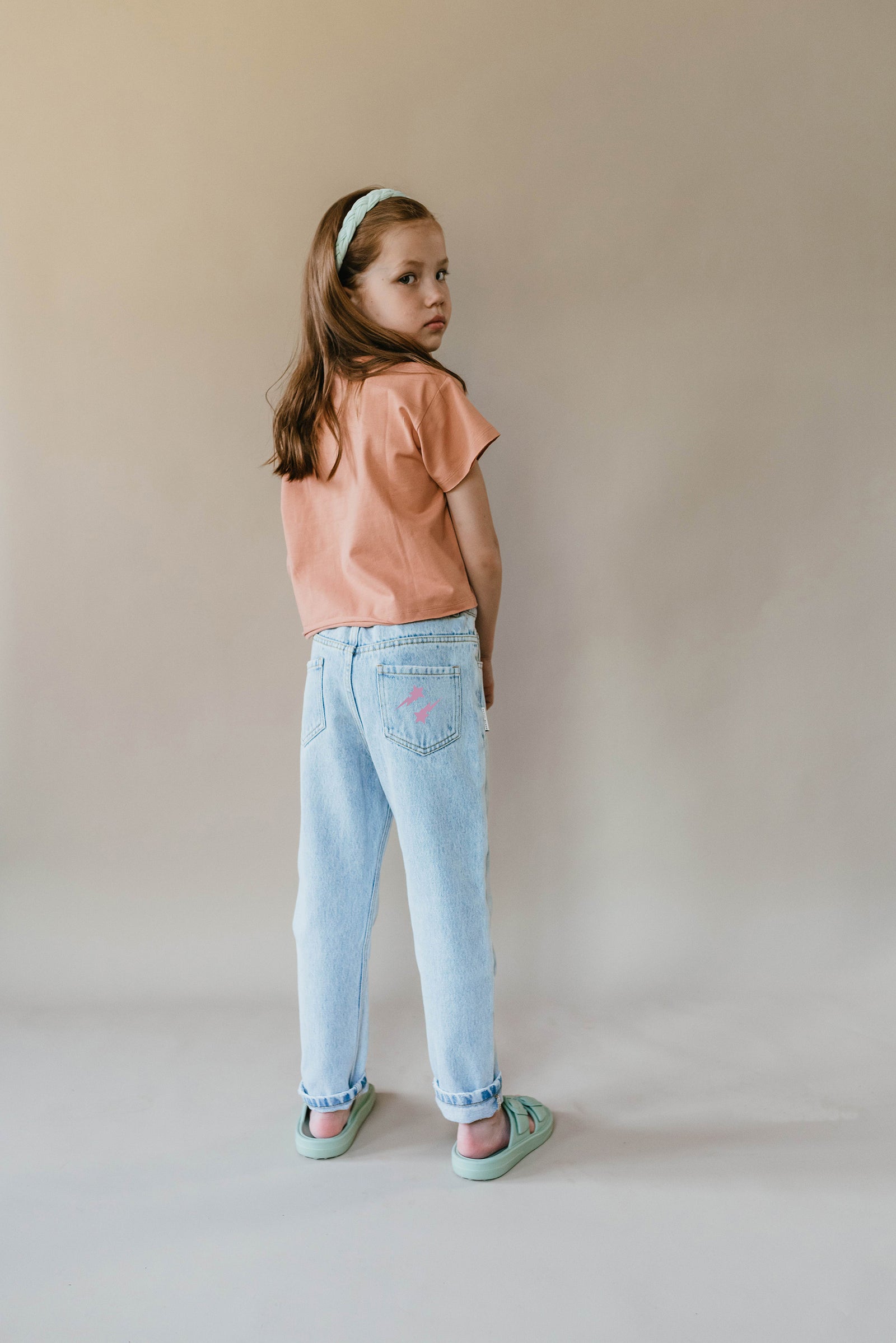 Baggy Fit Jeans | Washed Light Blue
