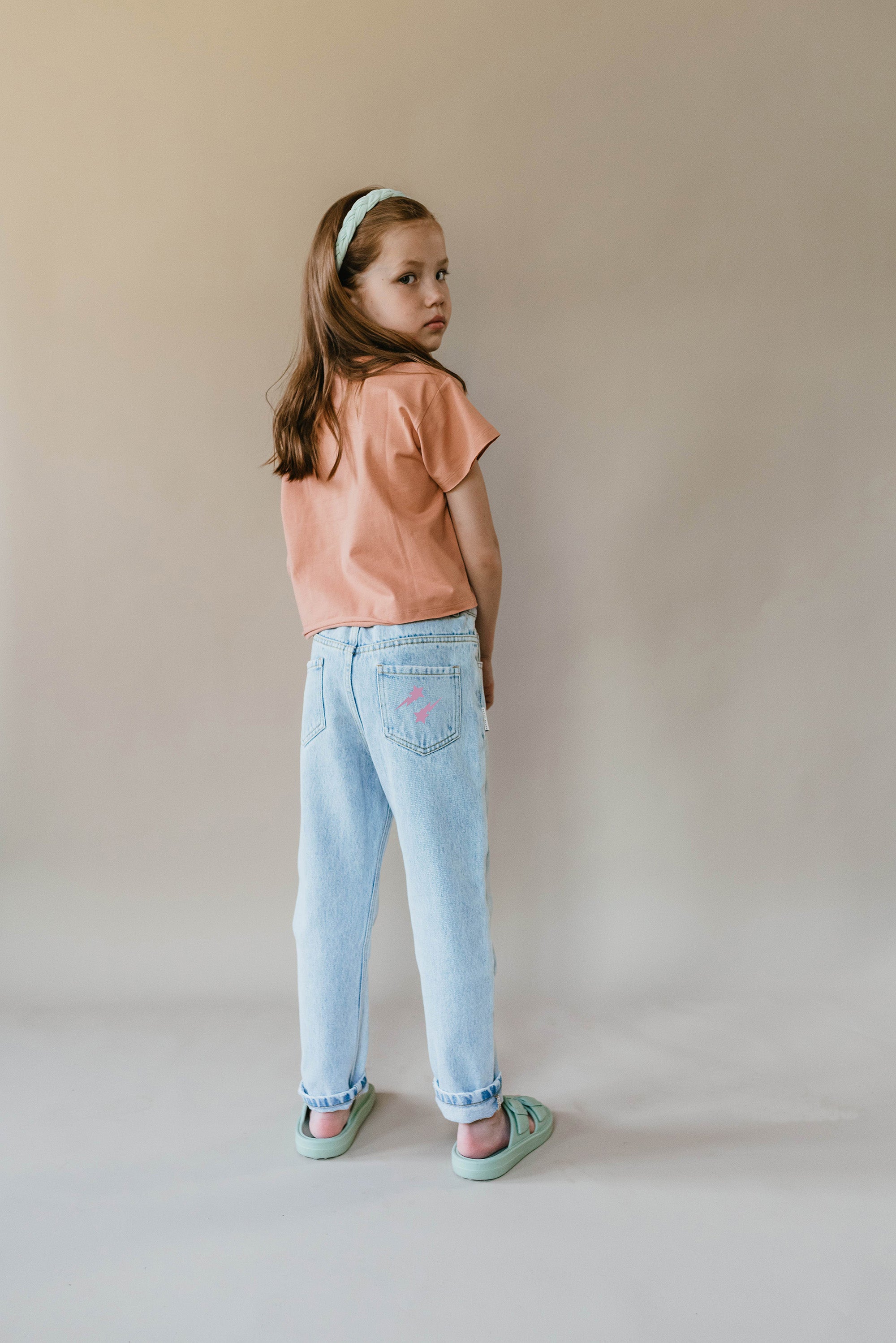 Baggy Fit Jeans | Washed Light Blue