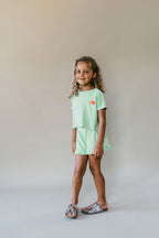 Towel "KISS" Tee | Quiet Green