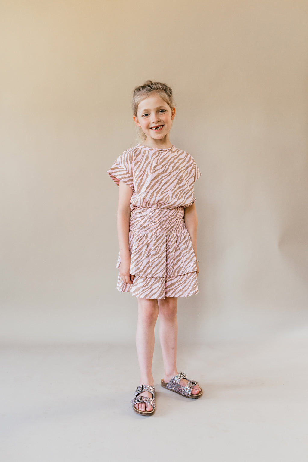 Smock Mini Skirt | Sebra AOP