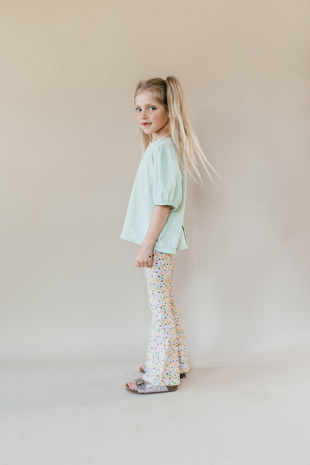 Bowie Flared Pants | Flowers AOP