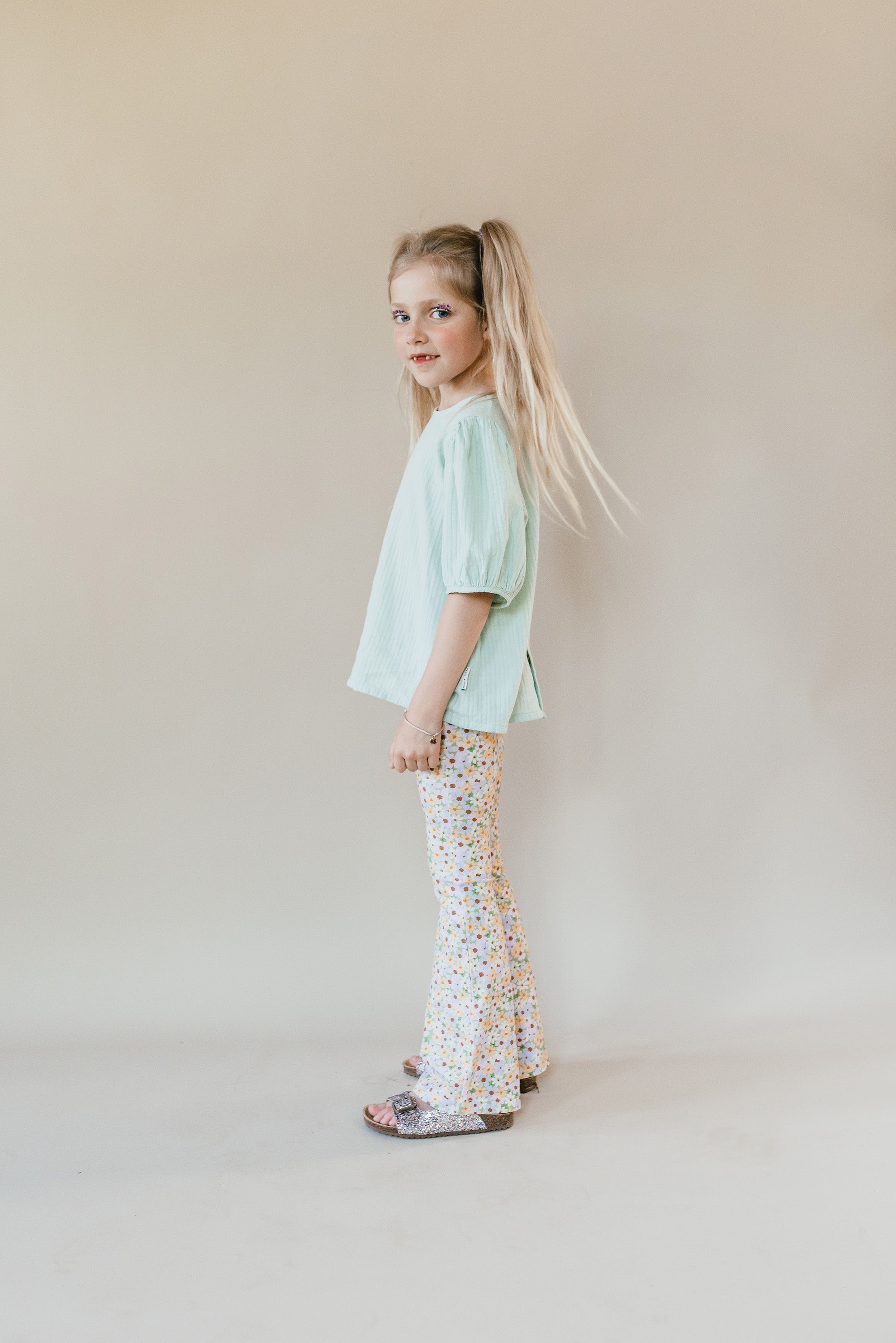 Bowie Flared Pants | Flowers AOP