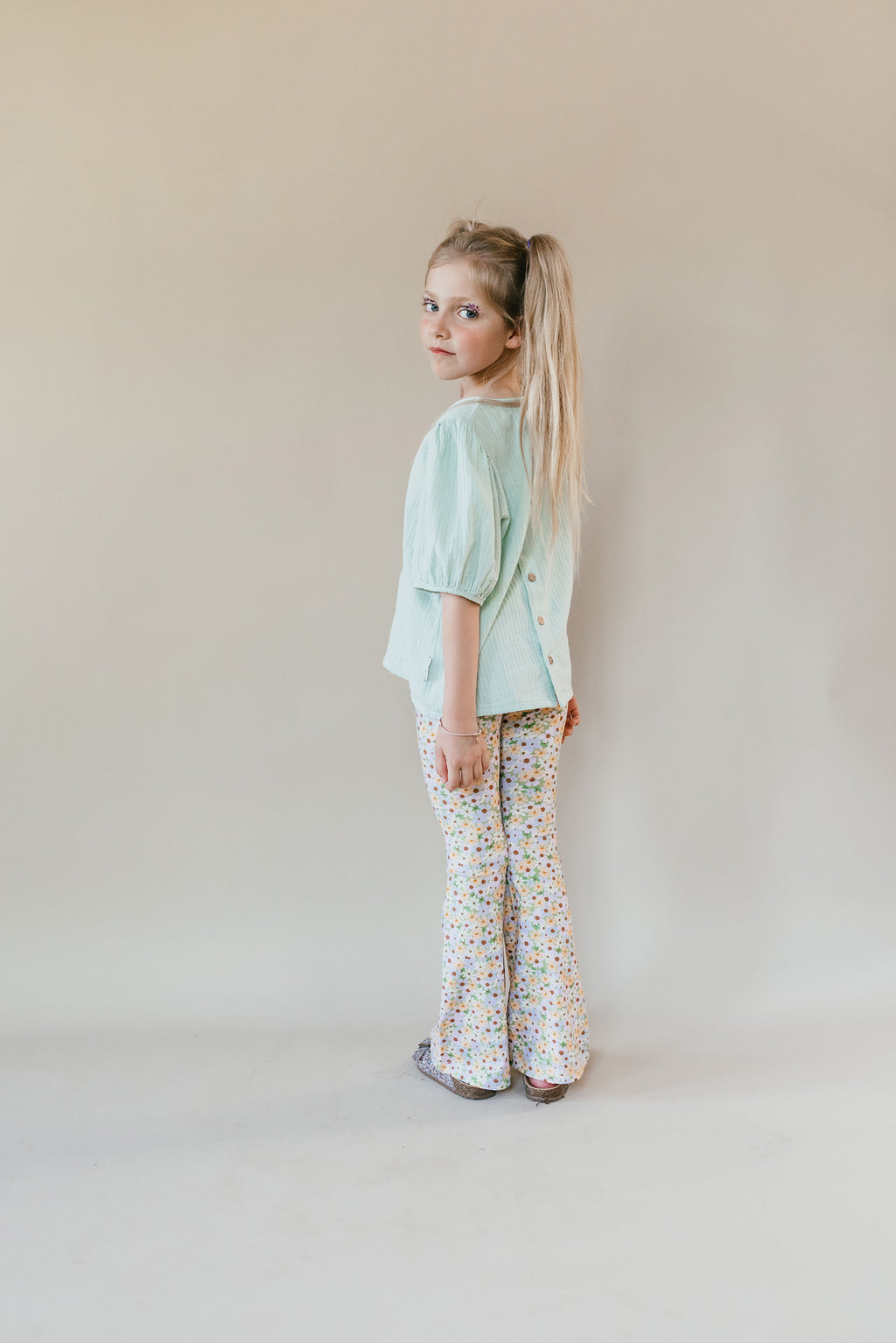 Bowie Flared Pants | Flowers AOP