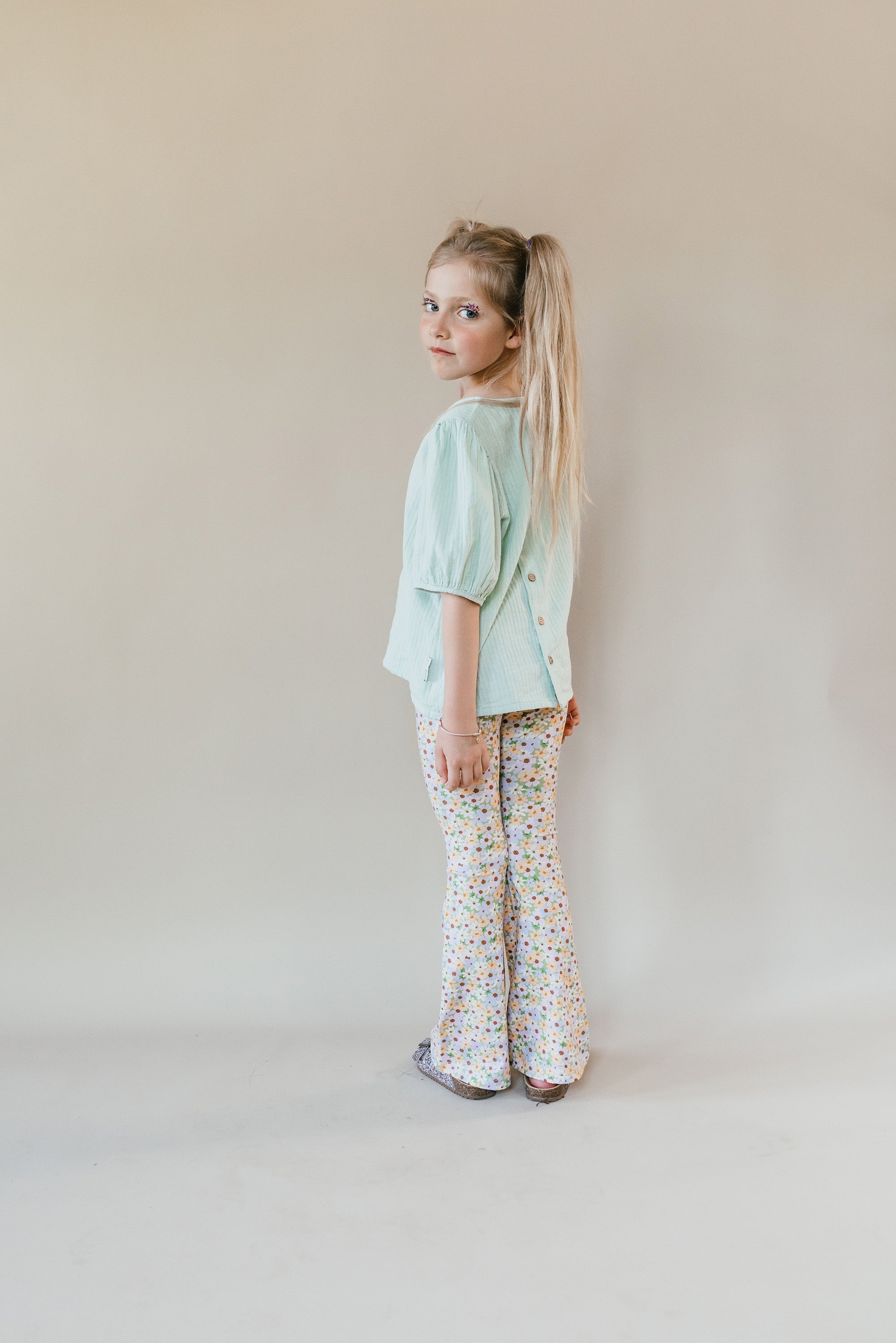 Bowie Flared Pants | Flowers AOP