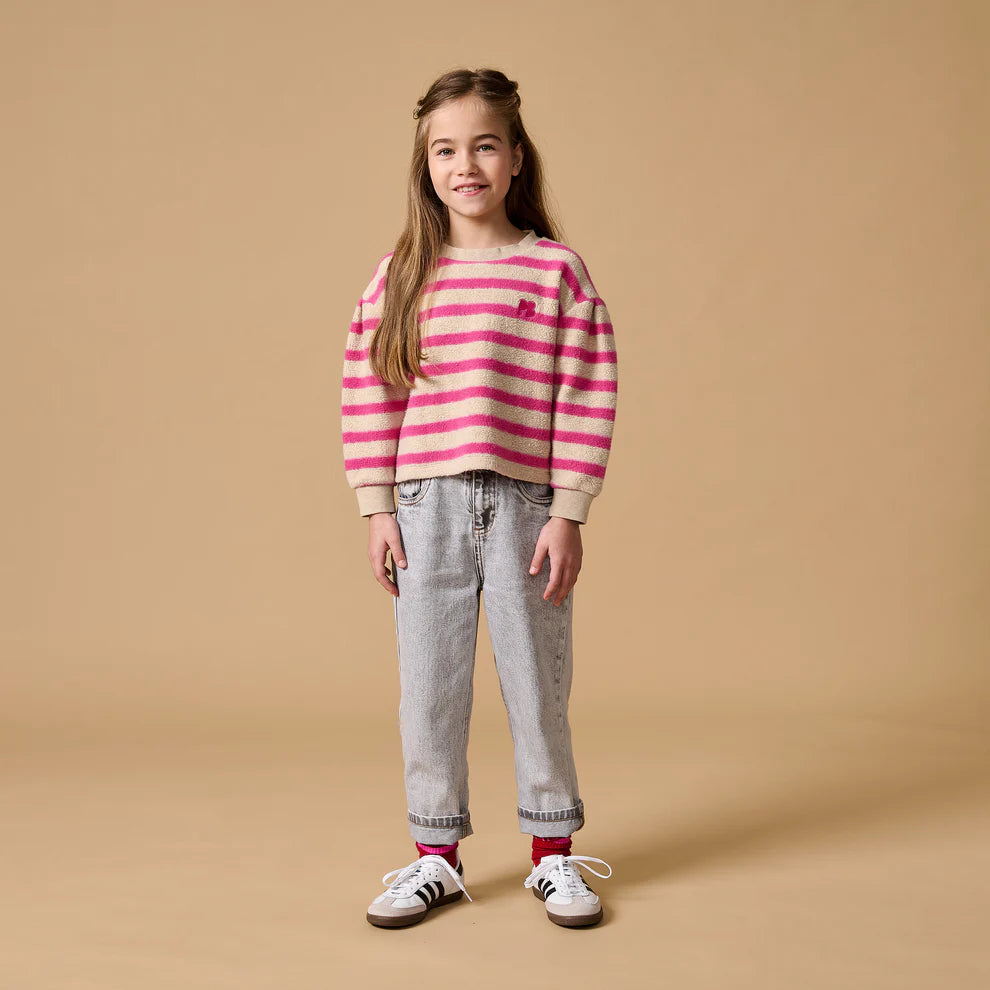 Baggy Fit Jeans | Washed Light Grey