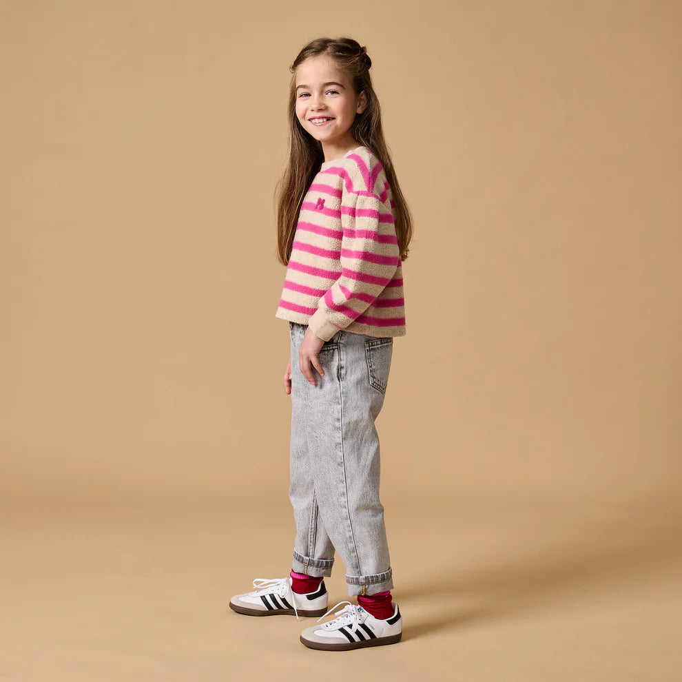 Baggy Fit Jeans | Washed Light Grey