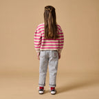 Baggy Fit Jeans | Verwaschenes Hellgrau 