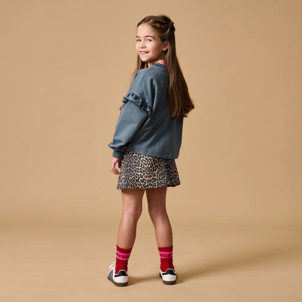 June Ruffle Sweater | Stormy Weather