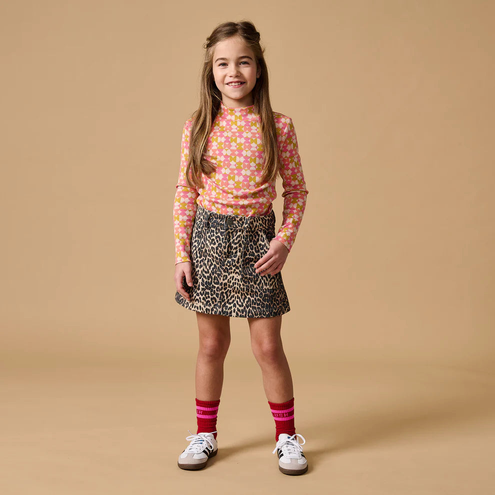 Rib Turtle Neck | Diabolo AOP