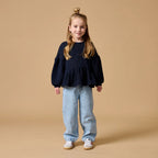 Balloon Fit Jeans | Washed Light Blue