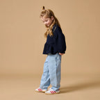 Balloon Fit Jeans | Washed Light Blue