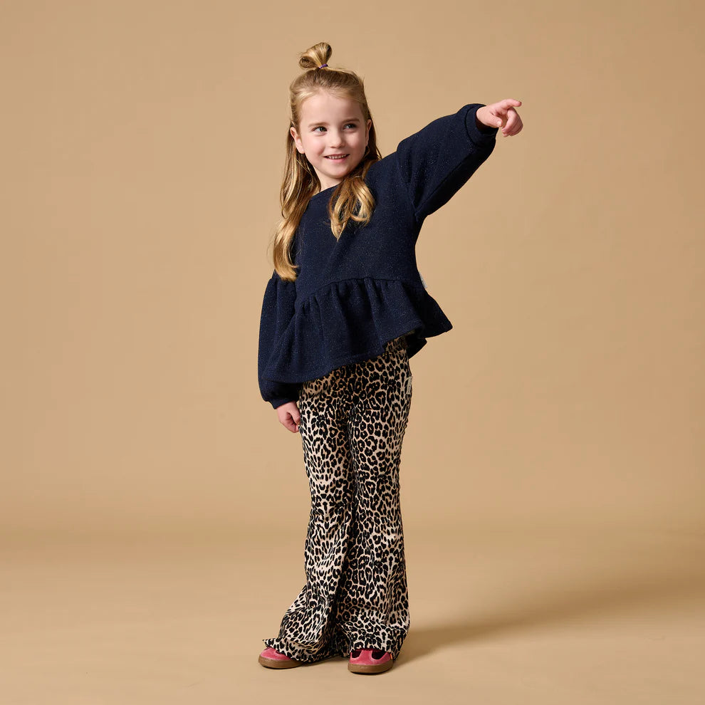 Bowie Flared Pants | Leopard AOP