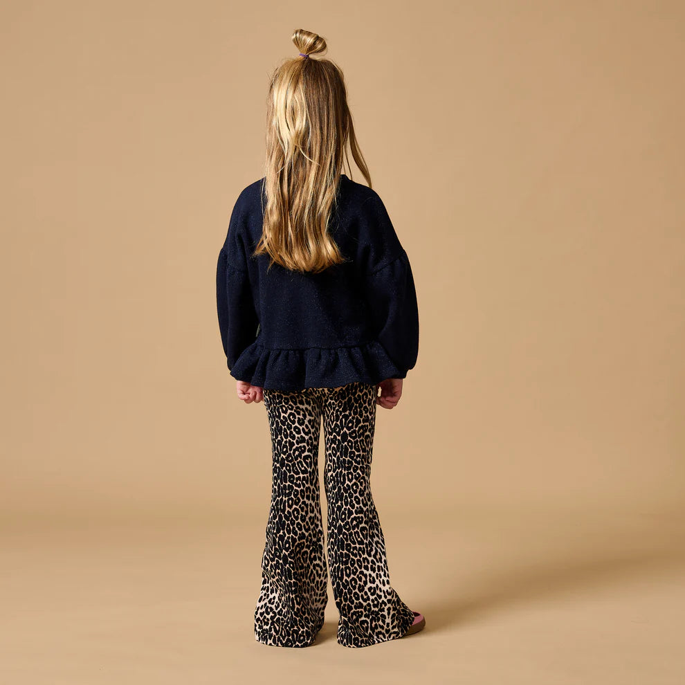 Bowie Flared Pants | Leopard AOP