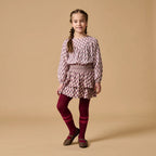 Mini Smock Skirt | Paisley Flower AOP