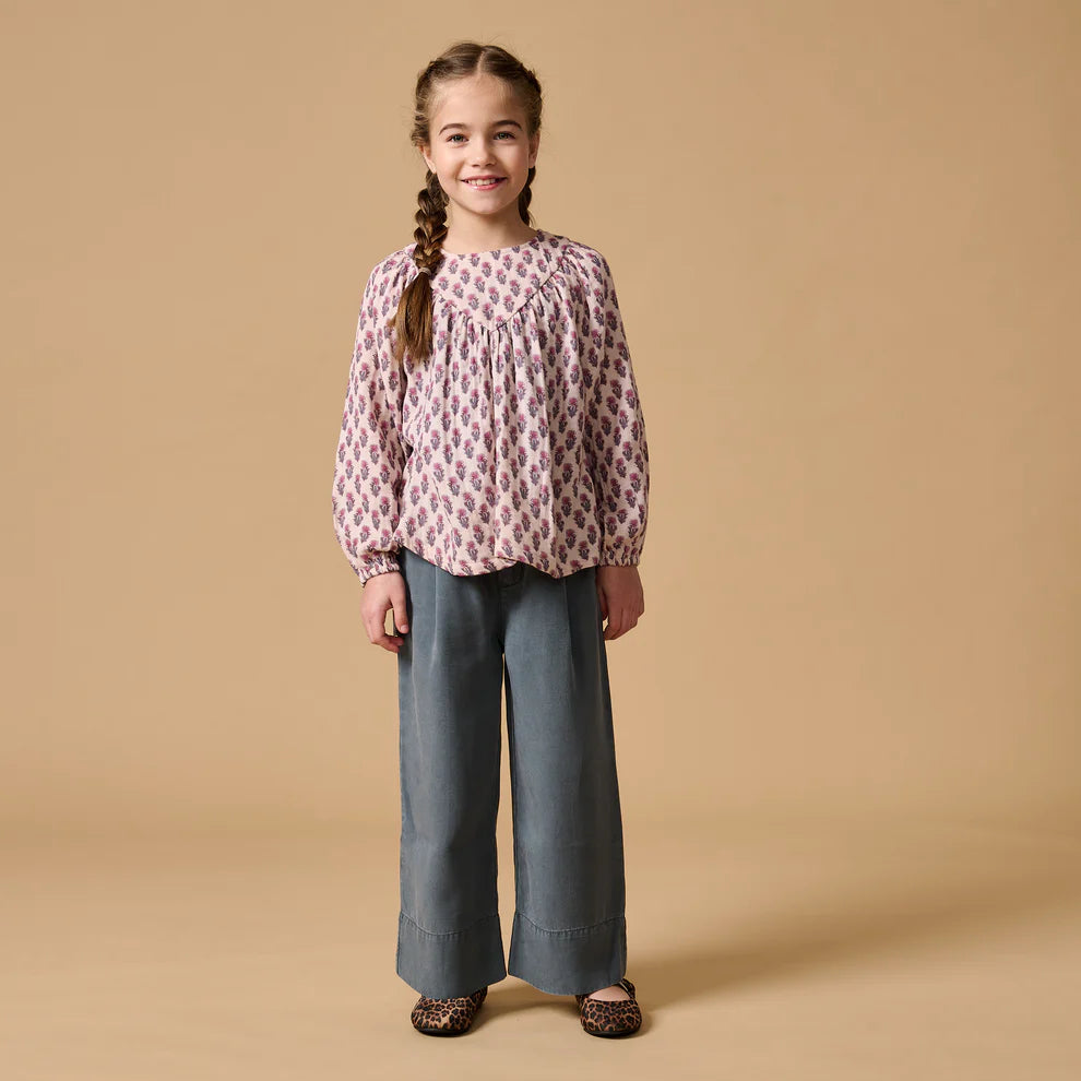 Kate Blouse | Paisley Flower AOP