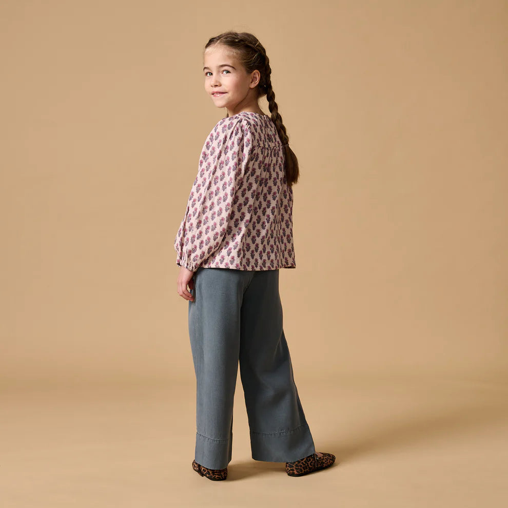 Kate Blouse | Paisley Flower AOP