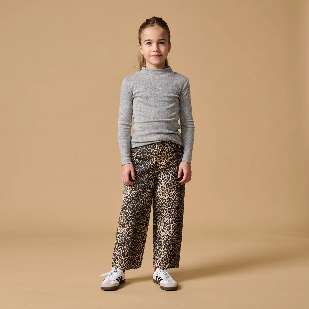 Turtle Neck | Silver Lurex