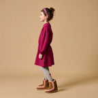 Tights Wing Hearts | Gray Melange