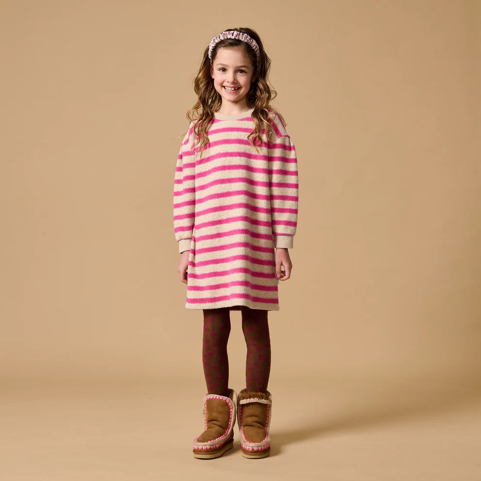 Teddy Sweater Dress | Stripe