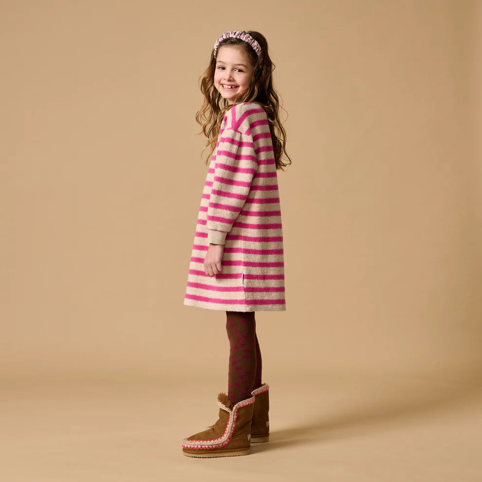 Teddy Sweater Dress | Stripe