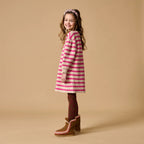 Teddy Sweater Dress | Stripe