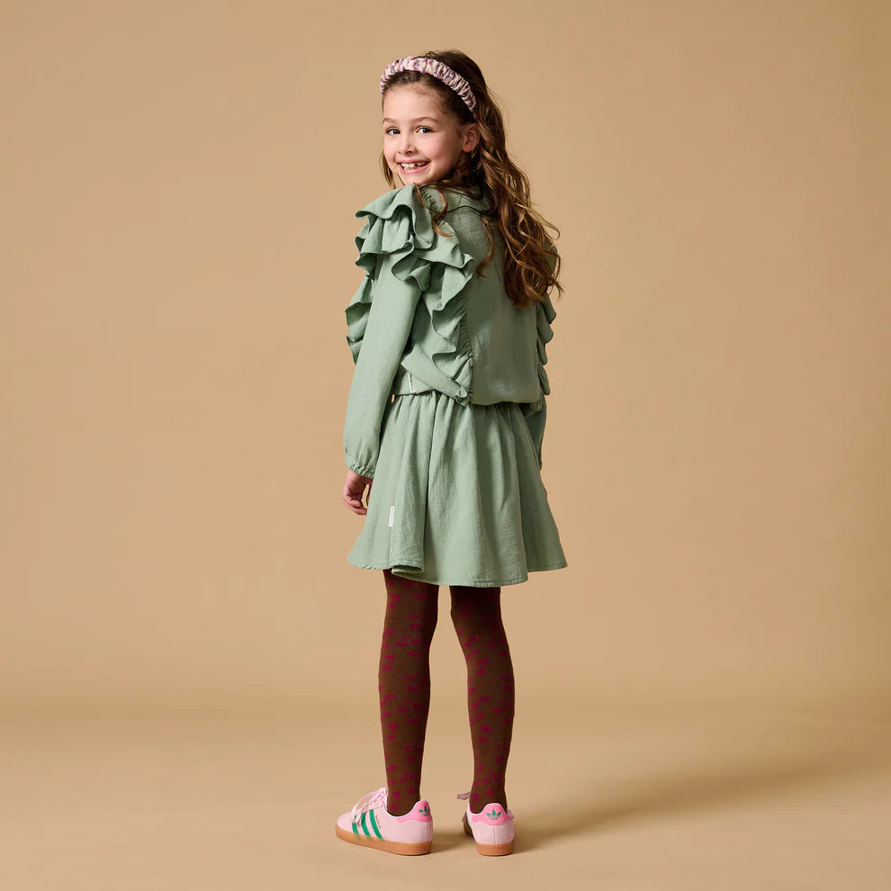 Ruffle Blouse | Iceberg Green