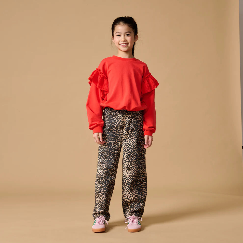 Romantic Ruffle Sweater | Cayenne