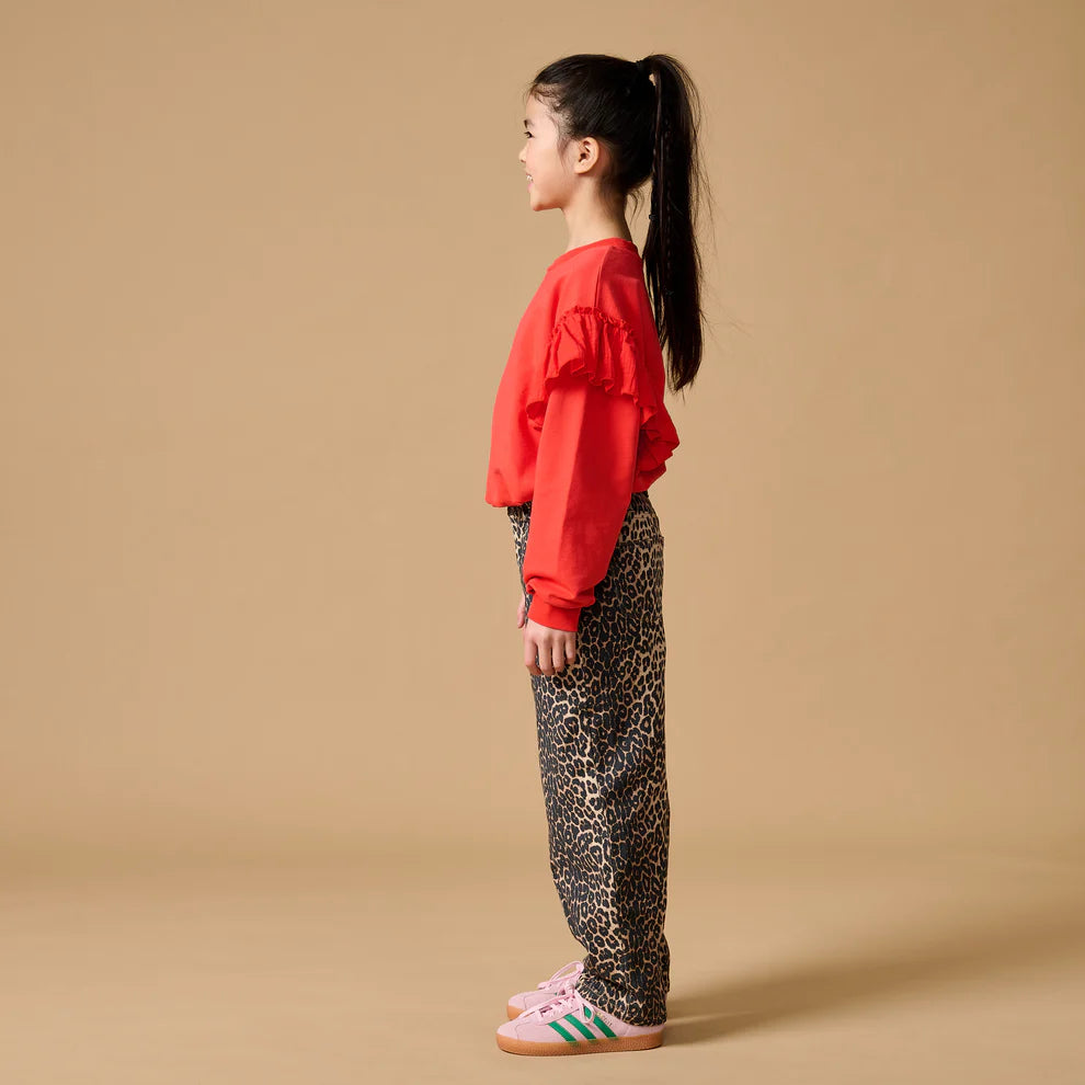 Romantic Ruffle Sweater | Cayenne