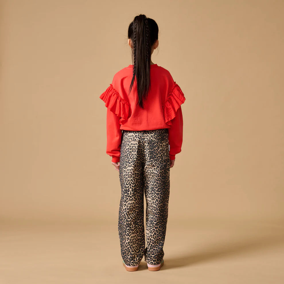 Romantic Ruffle Sweater | Cayenne