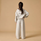Wide Leg Jogger | Gray Melange
