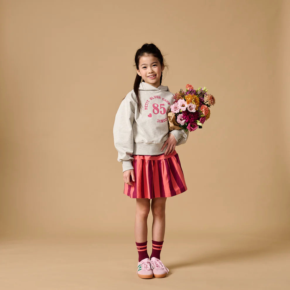 Hooded Sweater | Grey Melange