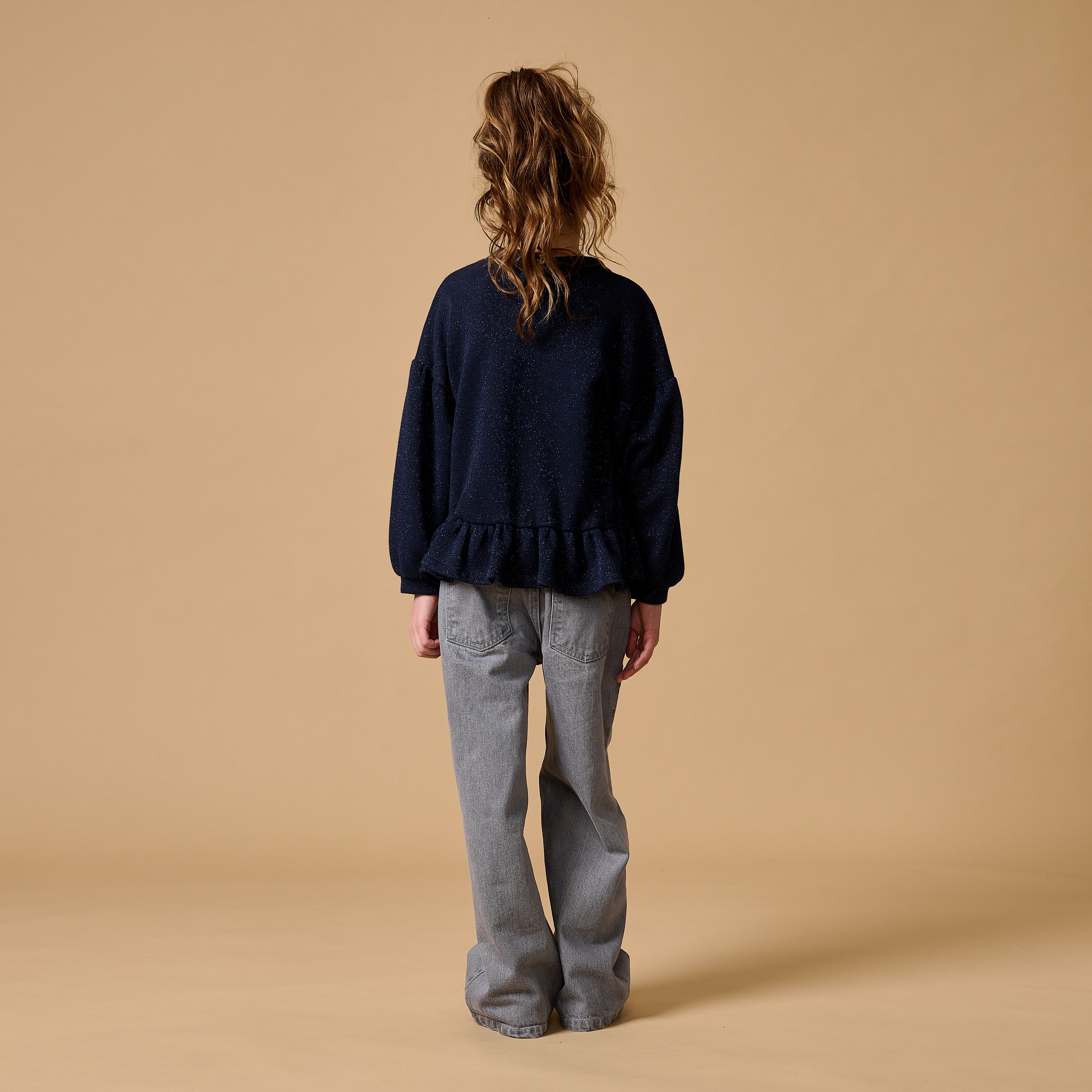 Wide Leg Jeans | Washed Grey