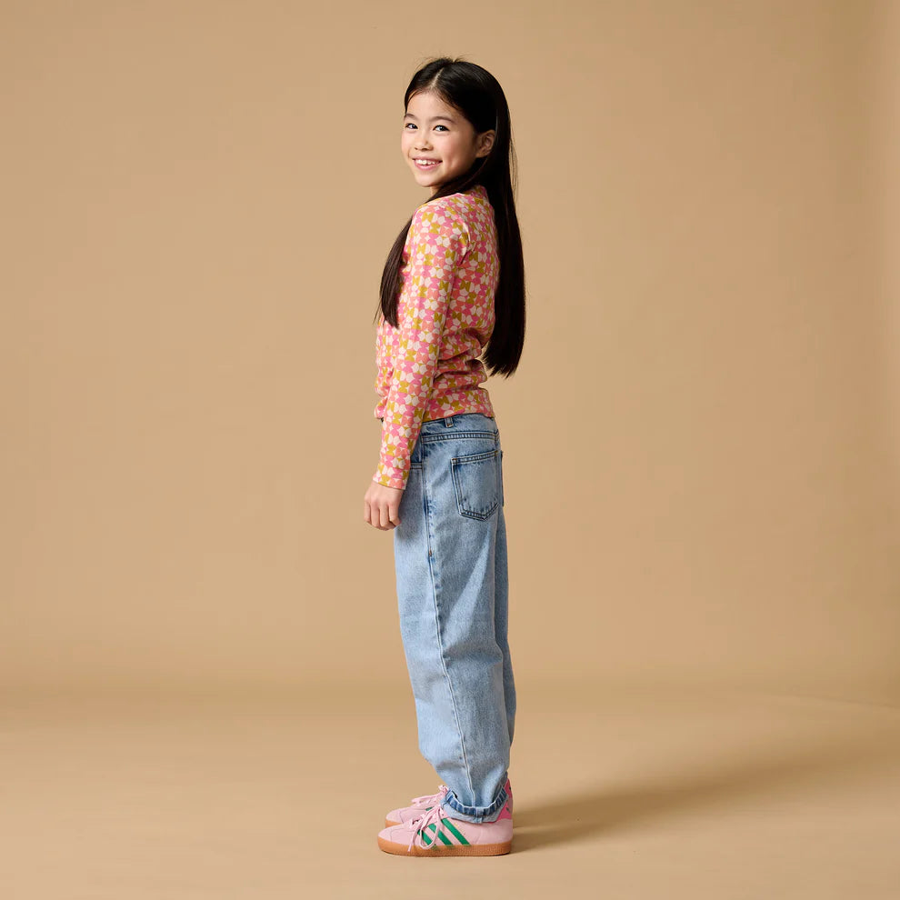 Ballon Fit Jeans | Washed Light Blue