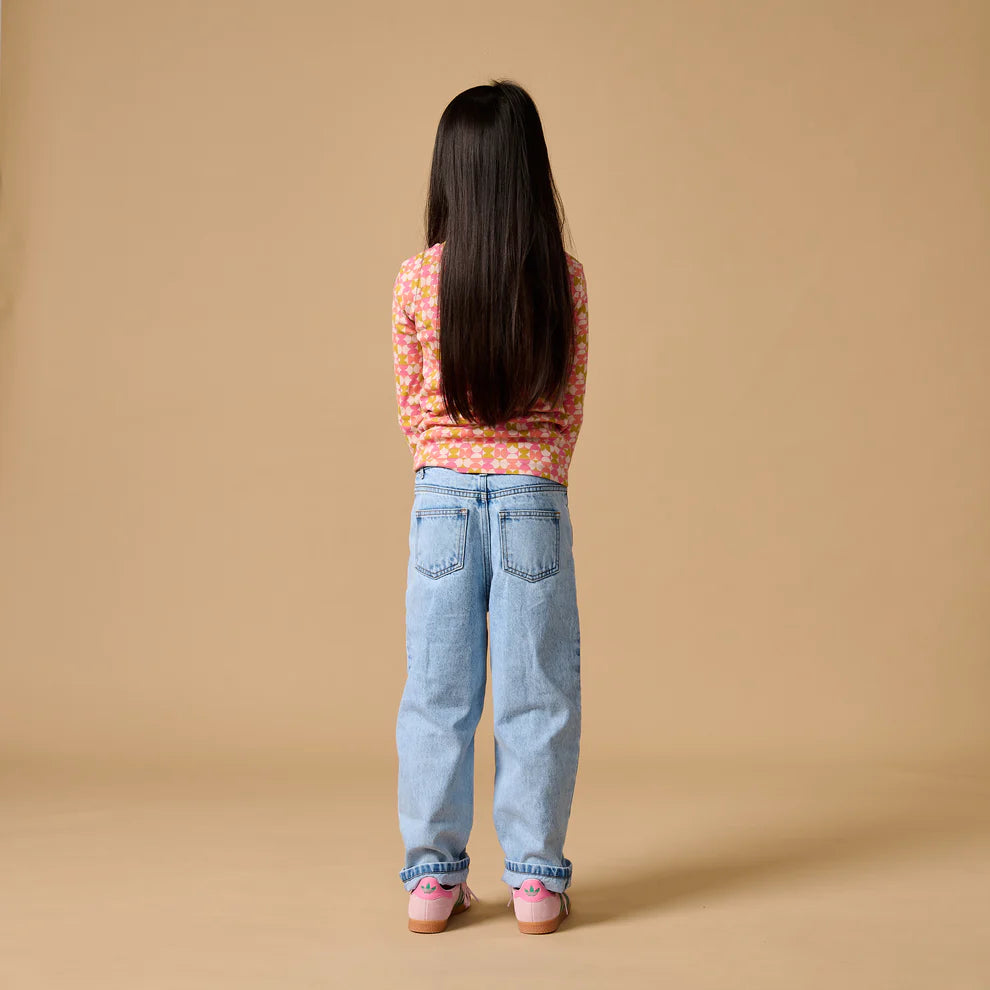 Ballon Fit Jeans | Washed Light Blue