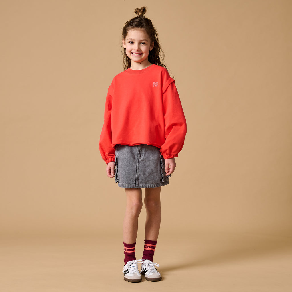 Cargo Skirt | Washed Grey