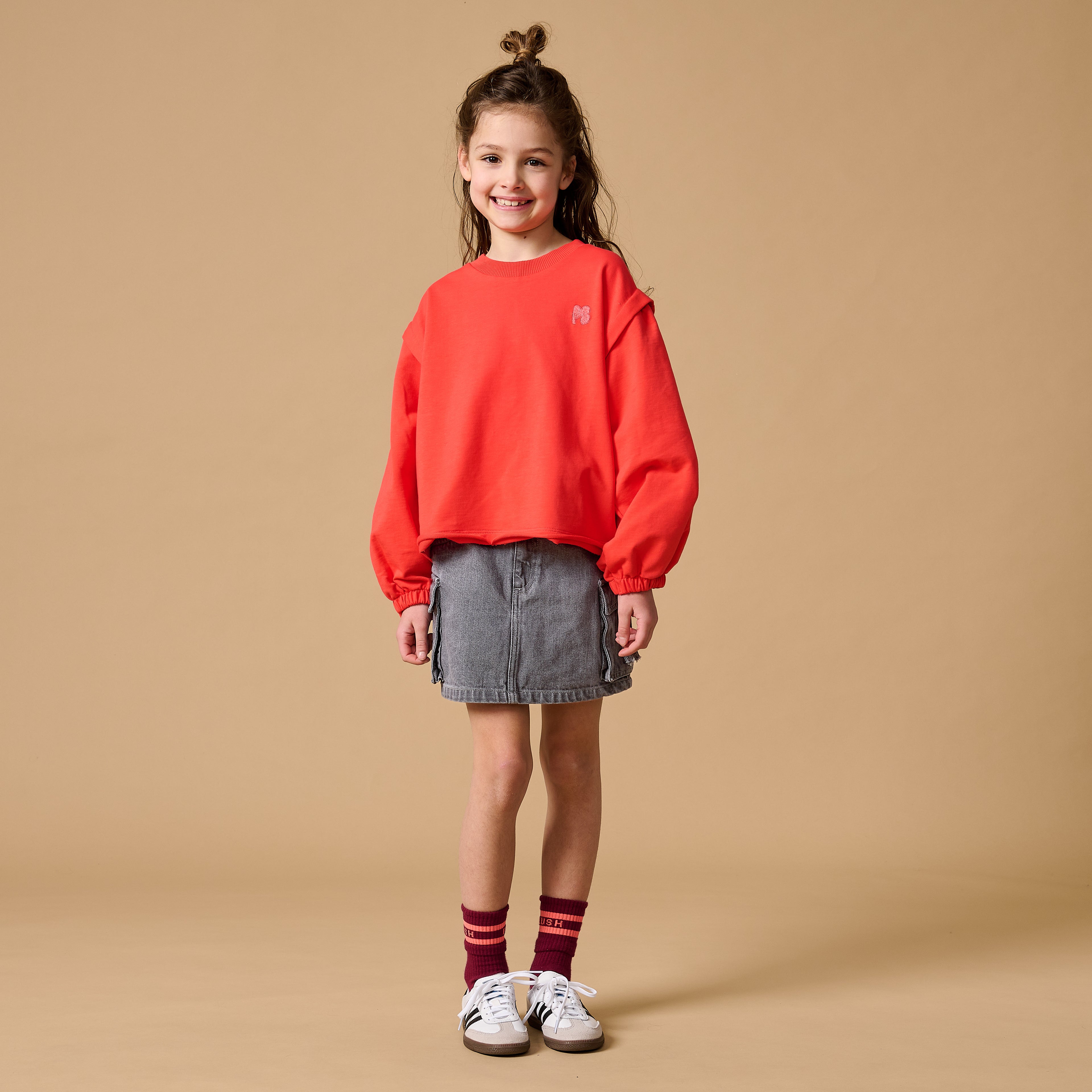 Cargo Skirt | Washed Grey