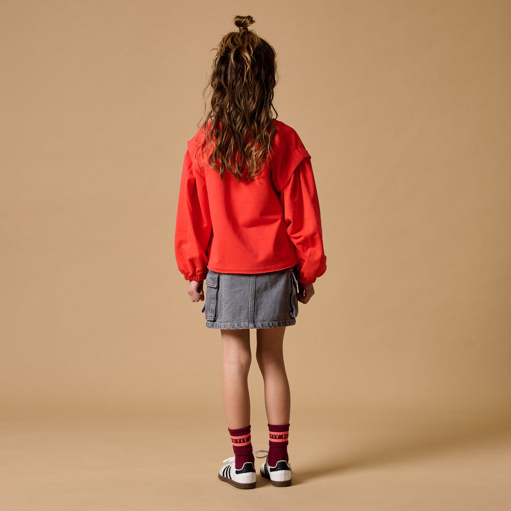 Cargo Skirt | Washed Grey