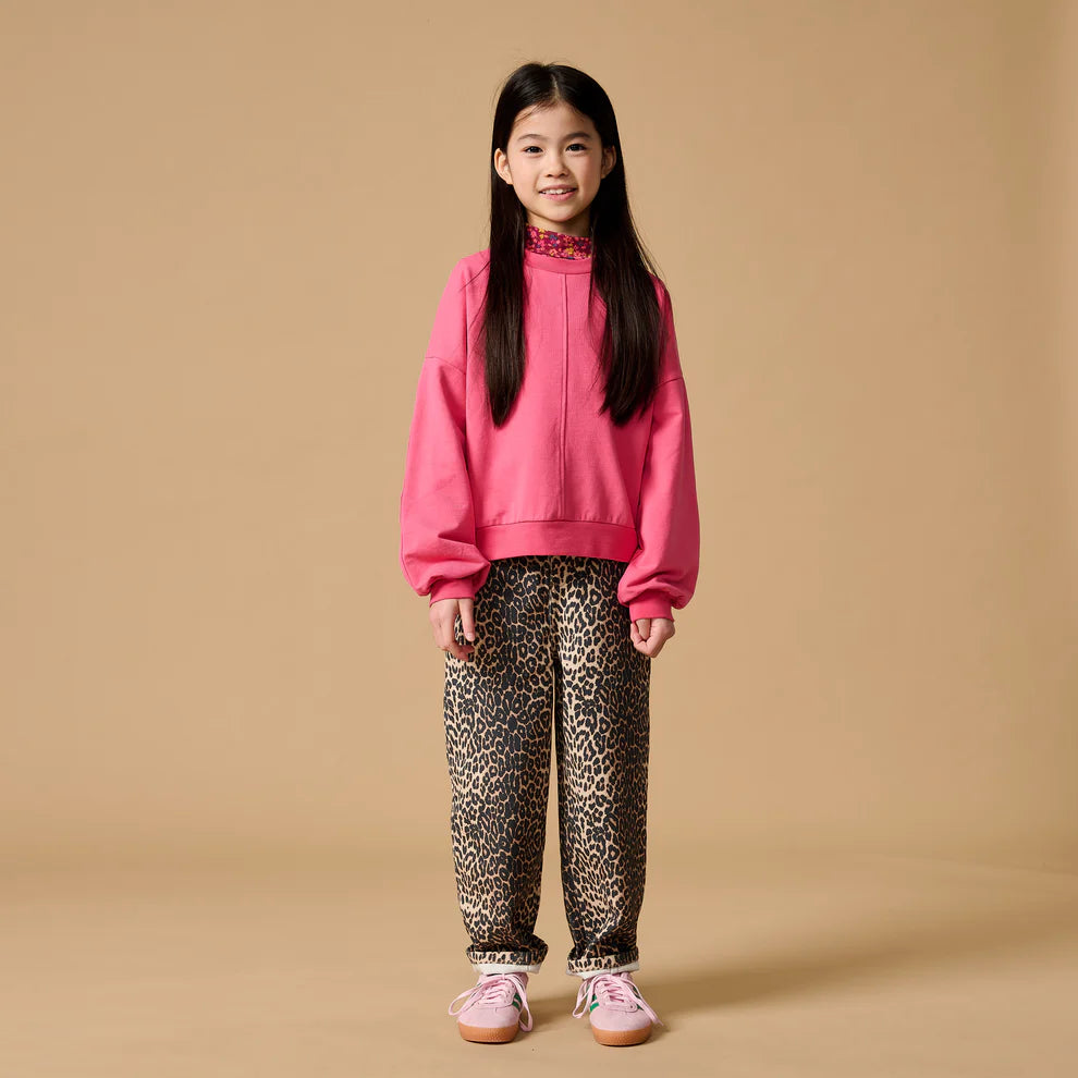 Ballon Fit Jeans | Leopard AOP