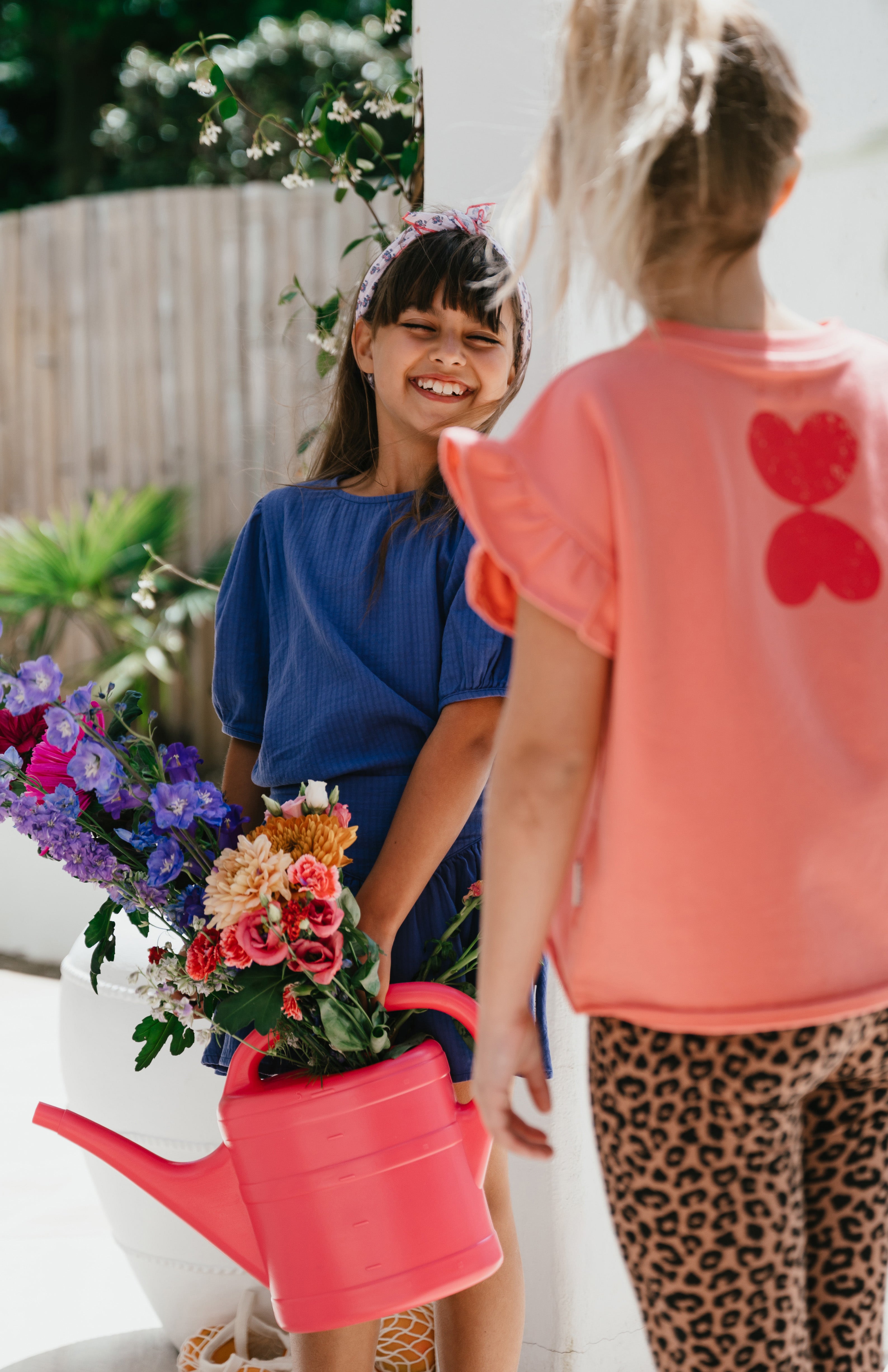 Ruffle T-Shirt | Strawberry Ice