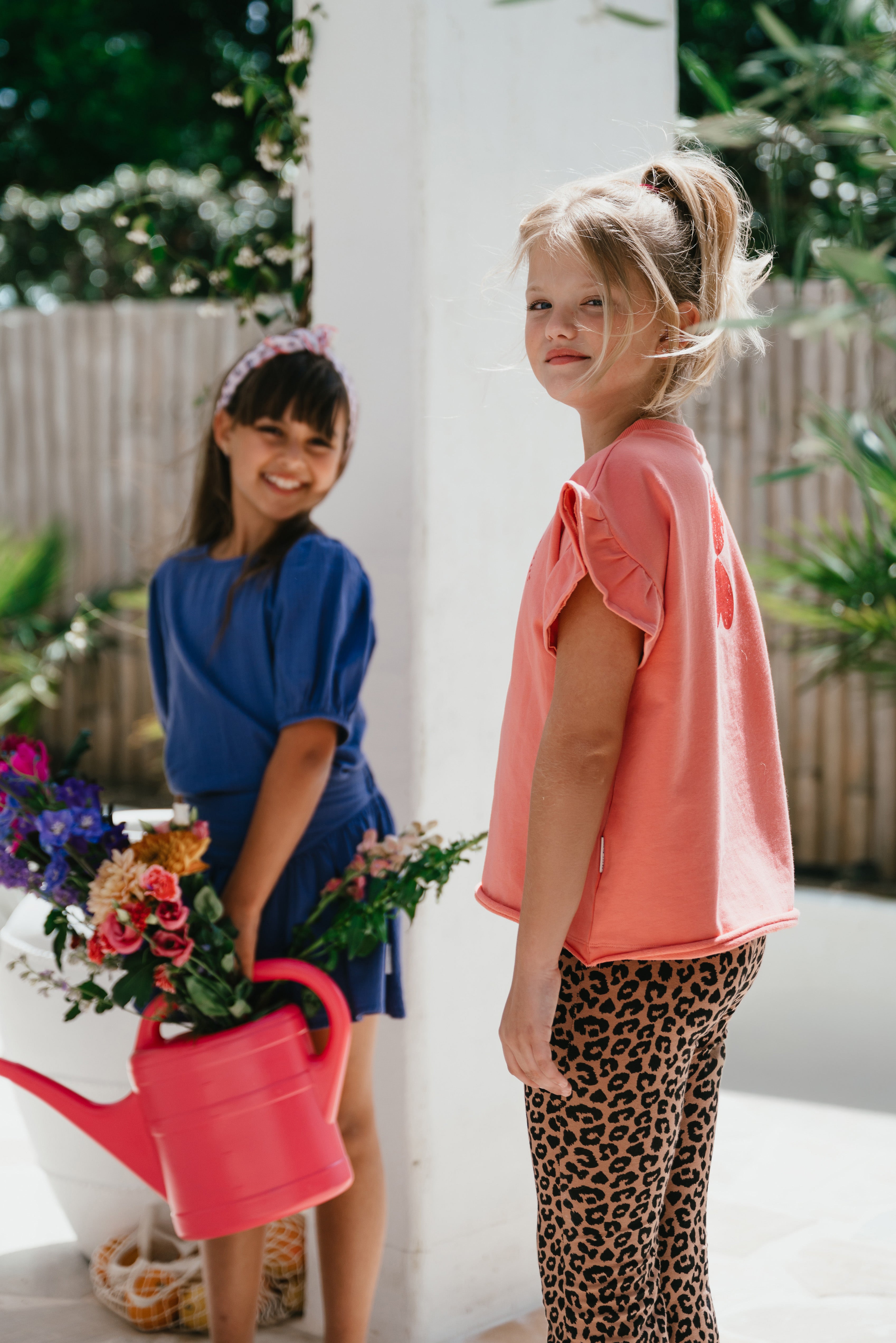 Ruffle T-Shirt | Strawberry Ice