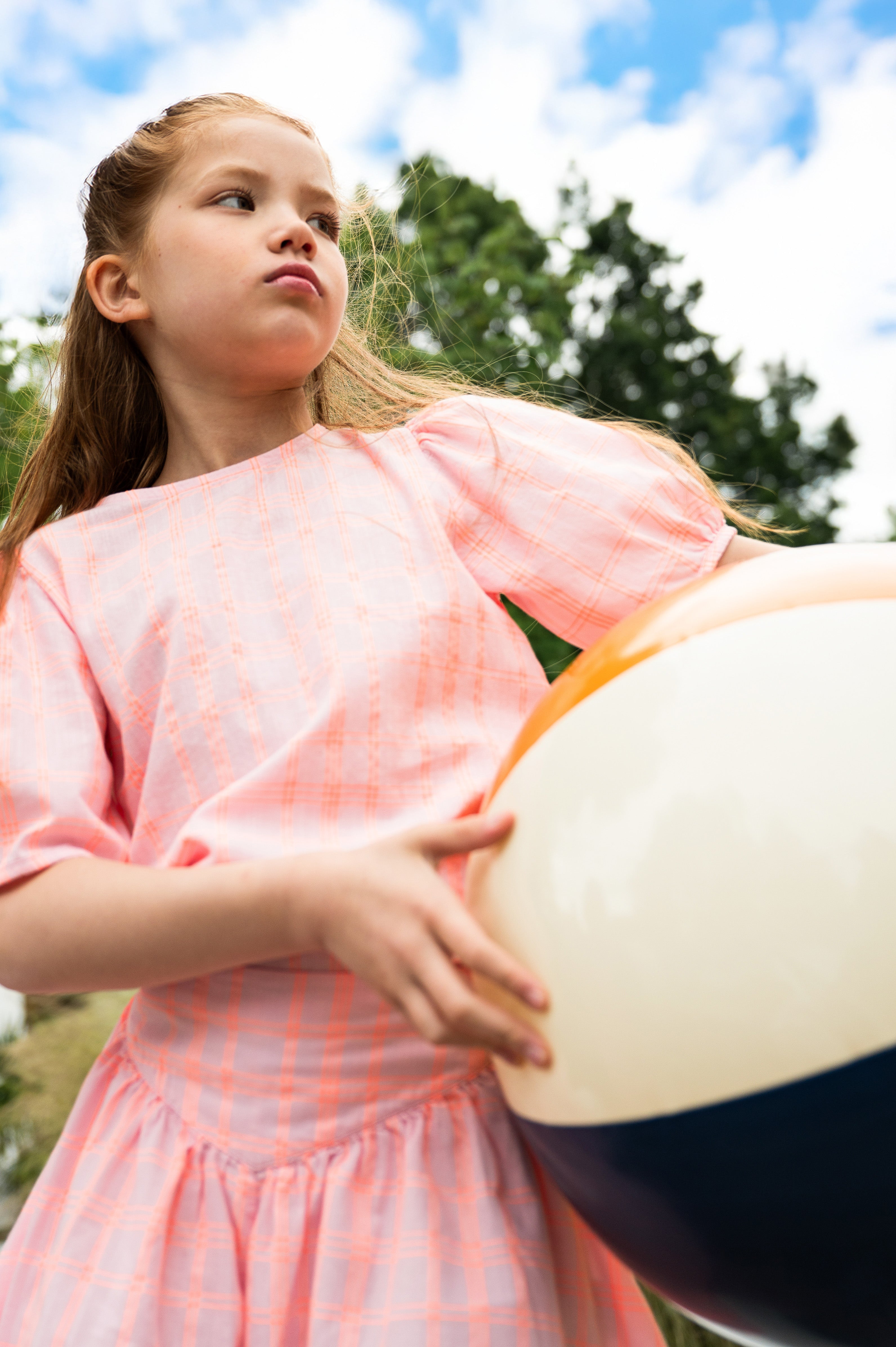 Romantic Short | Pink / Neon Orange