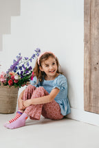 Bowie Flared Pants | Lace Flower AOP