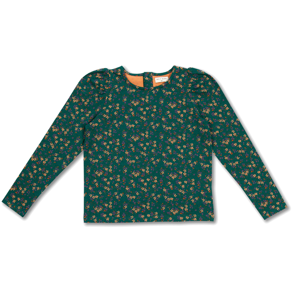 Puff Longsleeve  | Poppy Flower AOP