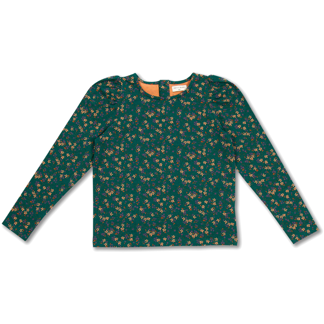 Puff Longsleeve  | Poppy Flower AOP