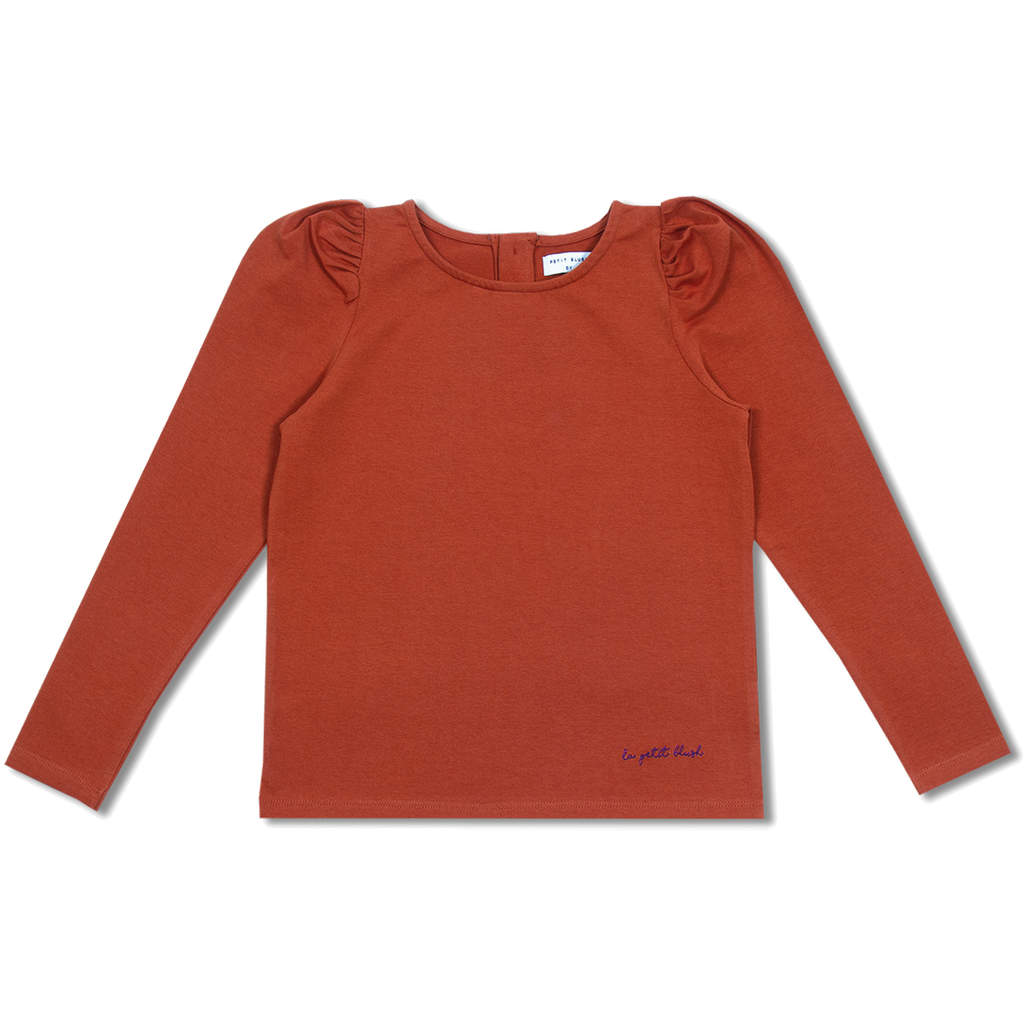 Puff Longsleeve "la petit blush" | Bombay Brown